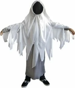 DÉGUISEMENT DE FANTÔME (Tailles Enfants 4 à 12 Ans)