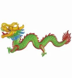 DÉCORATION DRAGON 3D (Taille 100 X 42 Cm)
