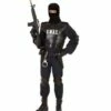 TENUE AGENT S.W.A.T. (Combinaison + Accessoires) SWAT - Tailles Adultes -FêteMagique Soldes 553A nc 553A a