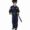 COSTUME PETIT POLICIER (Veste + Badge Lumineux) Pantalon, Ceinture, Chapeau -FêteMagique Soldes 5566 nc 5566 a