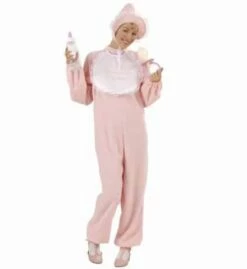 PYJAMA BÉBÉ ROSE (Costume, Charlotte, Bavoir) Tailles Adultes