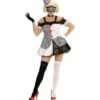 COSTUME FEMME PIERROT (Robe Courte Avec Chapeau) Tailles Adultes - Démo Vidéo -FêteMagique Soldes 576B nc 576B a
