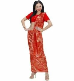SARI DE FEMME HINDOUE (Costume Traditionnel) Tailles Adultes