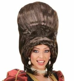 PERRUQUE BARONNE (Perruque Brune En Sachet)