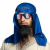 KIT DU SUPPORTER BEDOUIN (Supporter France BBR) Coiffe - Barbe - Lunettes -FêteMagique Soldes 61989 2