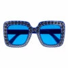LUNETTES BLEUES STRASS (Supporter France BBR)