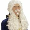 PERRUQUE ROI FRANÇOIS (Moustache Et Barbiche) -FêteMagique Soldes 6205F nc 6205F a