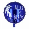 BALLON ALLEZ LES BLEUS (Supporter France BBR) Ballon Métallisé -FêteMagique Soldes 62203 792