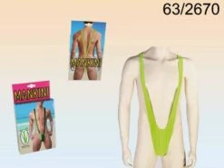 BORAT MANKINI DE BAIN (Maillot De Bain Vert)