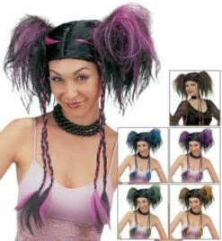 PERRUQUE WASABI (Assortiment 6 Coloris)