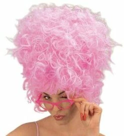 PERRUQUE ROSE PRISCILLA (Perruque En Sachet)