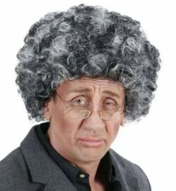 PERRUQUE VIEIL INTELLO (Perruque Grise En Sachet)