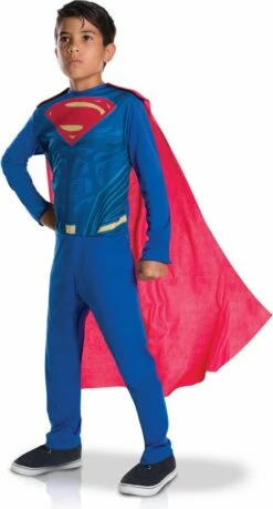 DÉGUISEMENT SUPERMAN (Tailles Enfants De 3 à 8 Ans)