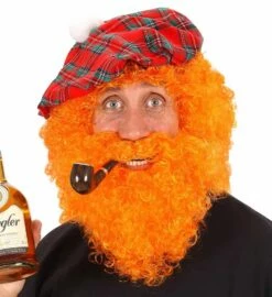 PERRUQUE BARBE ROUSSE