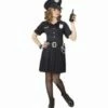 TENUE PETITE POLICIÈRE (Robe, Ceinture, Chapeau) Tailles Enfants - Démo Vidéo -FêteMagique Soldes 6555 nc 6555 a