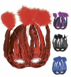 LOUPS LIDO A PLUMES (Assortiment 4 Coloris)