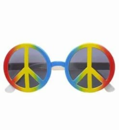 LUNETTES PEACE AND LOVE (Lunettes Multicolores)