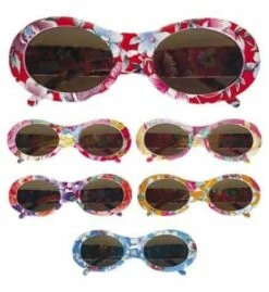 LUNETTES A FLEURS (Assortiment 6 Coloris) Fleurs Imprimées