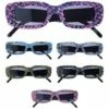 PACK LUNETTES PYTHON (Verres Rectangulaires) Assortiment 6 Coloris -FêteMagique Soldes 6755K nc 6755K x
