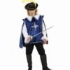 JEUNE MOUSQUETAIRE (Chemise Et Casaque Bleue) Tailles Enfants De 5 à 13 Ans -FêteMagique Soldes 6900 nc 6900 a