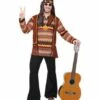 CHANTEUR HIPPIE VINTAGE (Costume Et Accessoires) Tailles Adultes - Démo Vidéo