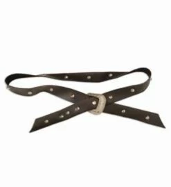 CEINTURE CLOUTÉE NOIRE (Ceinture Simili Cuir)