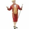 COSTUME DE MARQUIS (Tenue Velours Bordeaux/or) Tailles Adultes -FêteMagique Soldes 7195 nc 7195 a
