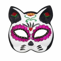 LOUP CHAT JOUR DES MORTS (Dia De Los Muertos)