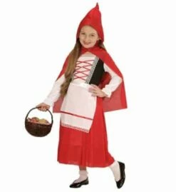 PETIT CHAPERON ROUGE (Robe, Jupon,tablier, Cape) Tailles Enfants - Démo Vidéo