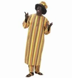 DEGUISEMENT AFRICAIN (Tunique, Pantalon, Chapeau) Tailles Adultes