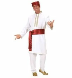 DANSEUR BOLLYWOOD (Costume, Ceinture, Turban) Tailles Adultes
