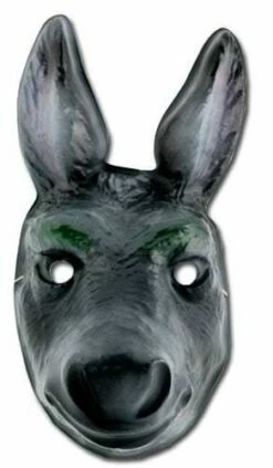 MASQUE D'ÂNE GRIS (Masque En Plastique)