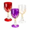 VERRE DE TABLE GOTHIQUE (Décoration Halloween) Assortiment 3 Coloris
