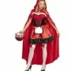 CHAPERON ROUGE DE LUXE (Robe, Cape à Capuche) Tailles Adultes - Démo Vidéo -FêteMagique Soldes 7455 nc 7455 a