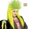 PERRUQUE PUNKADELIC (Bicolore Néon Jaune/vert) Perruque En Sachet -FêteMagique Soldes 74595 nc 74595 a