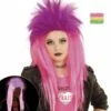 PERRUQUE PUNKADELIC (Bicolore Néon Rose/violet) Perruque En Sachet -FêteMagique Soldes 74596 nc 74596 a
