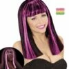 PERRUQUE PATSY BICOLORE (Mèches Roses Néon) -FêteMagique Soldes 74985 nc 74985 a