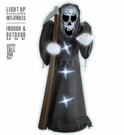 SQUELETTE GONFLABLE A LED (Auto Gonflant - 244 Cm)