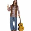 HOMME PEACE AND LOVE (Tenue Hippie + Accessoires) Tailles Adultes - Démo Vidéo -FêteMagique Soldes 7540 nc 7540 a