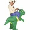 EXPLORATEUR DINOSAURE (Déguisement Gonflable) Porte Moi - Taille Adulte Démo Vidéo -FêteMagique Soldes 75505 nc 75505 c