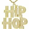 COLLIER DORÉ HIP HOP -FêteMagique Soldes 75714 nc 75714 a