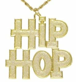 COLLIER DORÉ HIP HOP