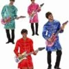 VESTES MUSICIENS BRITPOP (Assortiment 4 Coloris) -FêteMagique Soldes 7614 nc 7614 a