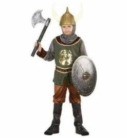 PETIT GUERRIER VIKING (Costume Et Accessoires) Tailles Enfants De 5 à 13 Ans