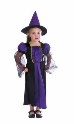 DÉGUISEMENT DE SORCIÈRE (Filles De 3-4 Ans) Déguisement Pour Enfant
