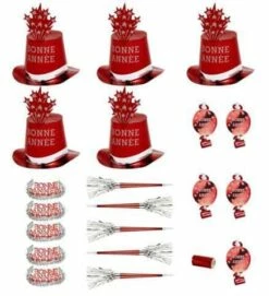 KIT PARTY BONNE ANNÉE (Pack Pour 10 Personnes)