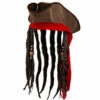 CHAPEAU DE PIRATE (TRICORNE AVEC CHEVEUX) -FêteMagique Soldes 81938 1