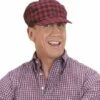 CASQUETTE A CARREAUX (Modèle Rouge Et Noir) -FêteMagique Soldes 8268R nc 8268R a