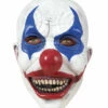 MASQUE CLOWN DÉLIRANT (Masque Latex Tricolore) -FêteMagique Soldes 82740
