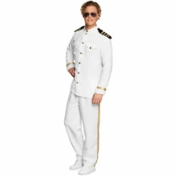 DÉGUISEMENT DE CAPITAINE (Comprend Veste Et Pantalon) Tailles Adultes